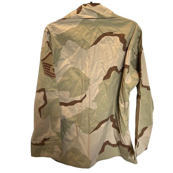 US Military Men's Air Force Desert Camo Coat Tan/Green/Brown Size Medium Reg - Picture 12 of 12